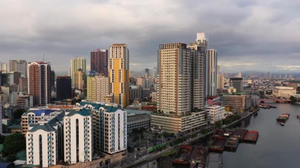 Centro Storico Manila Asia Filippine Isola Luzon Estate Una Giornata — Video Stock