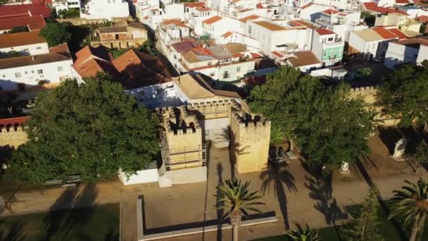 Lagos Şehir Merkezi Tahkimatları Avrupa Portekiz Algarve Yazın Güneşli Bir — Stok video