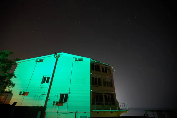 Hermosa noche de fotos de estrellas y el cielo —  Fotos de Stock