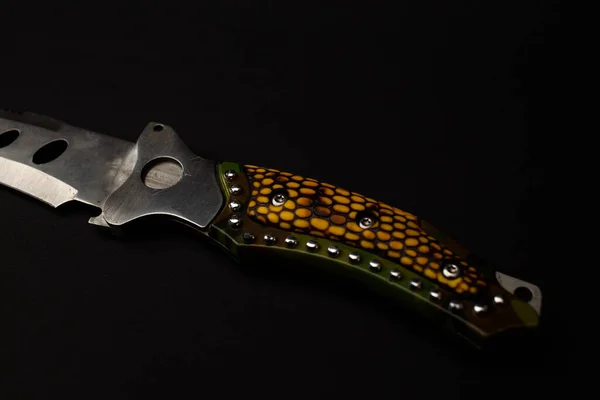 Μαχαίρι Στρατιωτικό Κοφτερό Από Μέταλλο — Φωτογραφία Αρχείου