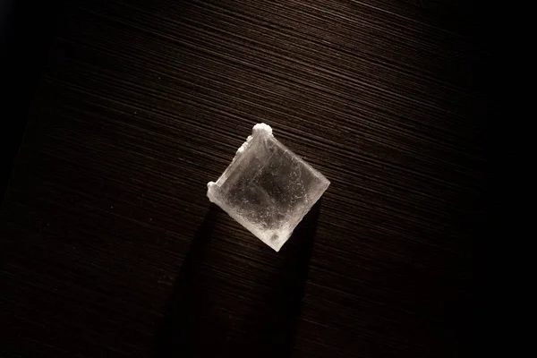 Великі Кубики Льоду Прозорі Текстуровані — стокове фото