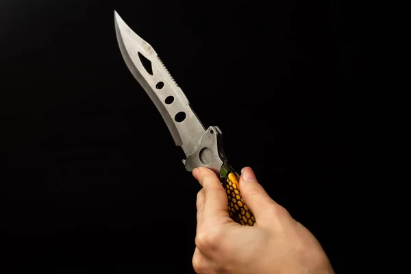 Army Sharp Knife Made Metal — Stock Photo, Image