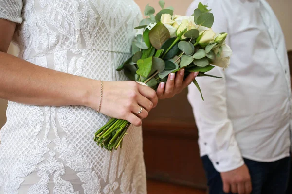 Çiçekli Düğün Buketi — Stok fotoğraf