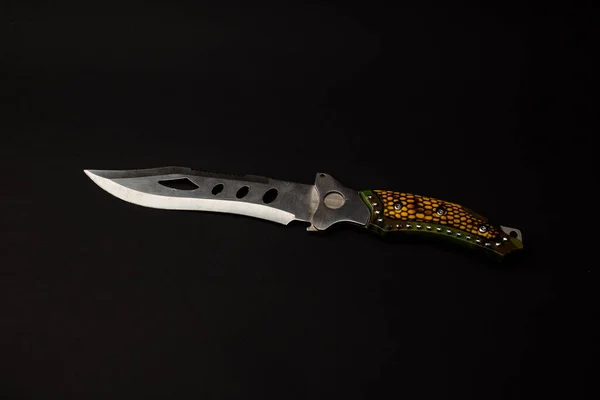 Coltello Affilato Dell Esercito Metallo — Foto Stock