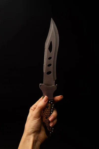 Scharfes Messer Aus Metall — Stockfoto