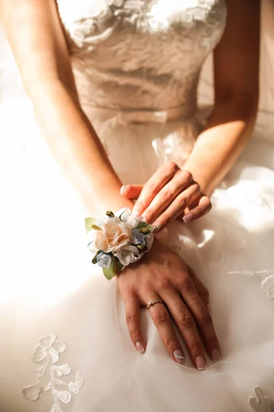 Bruidsboeket Met Bloemen — Stockfoto