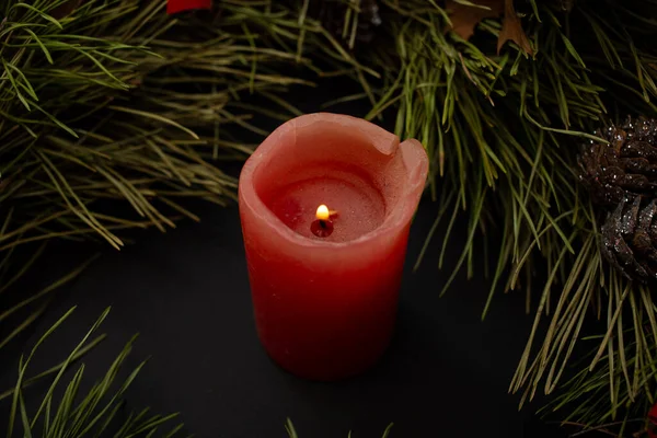 Konili Noel çelengi ve bir fiyonk