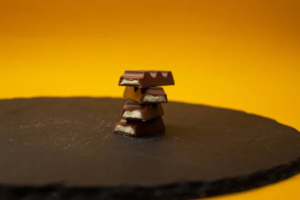 Chocolate Con Leche Plato — Foto de Stock