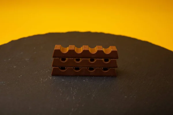 Chocolate Con Leche Forma Inusual — Foto de Stock