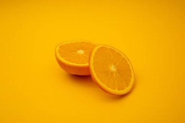 Orange on orange background, monochrome