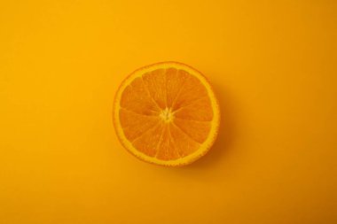 Orange on orange background, monochrome