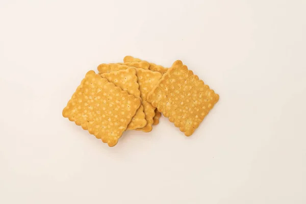 Galette Cookies White Background — Stock Photo, Image