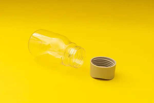 Empty Plastic Bottle Sports Walking — Stock Photo, Image