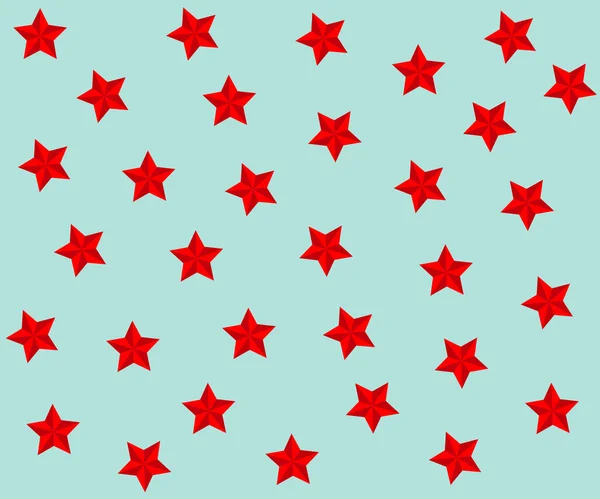 Nahtloses Muster Roter Sterne Stil Des Kreml — Stockvektor