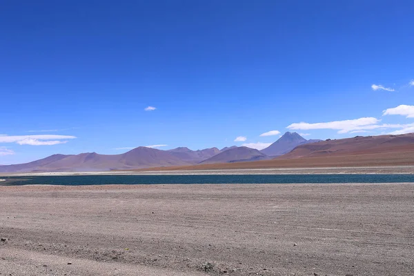 Atakama tuz düzlüğünün panoramik görüntüsü, Şili