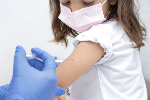 Vaccination Children Covid Pandemic Striking World Stockfoto