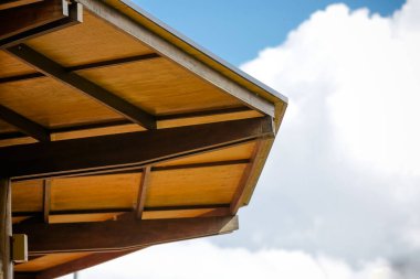 Beautiful blue sky in nature looking at the mountain