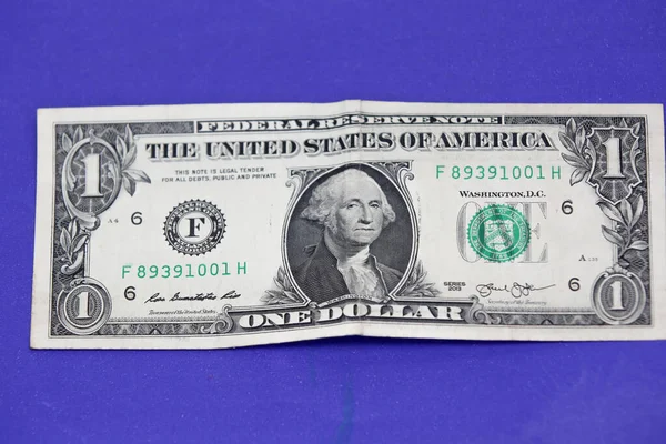 Dollars Money Isolated White Background — Stock Photo, Image