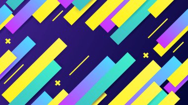 Geometrik Kusursuz Desen Arkaplanı. Posterler, afişler, kapaklar ve diğer pazarlama amaçlarına uygun.