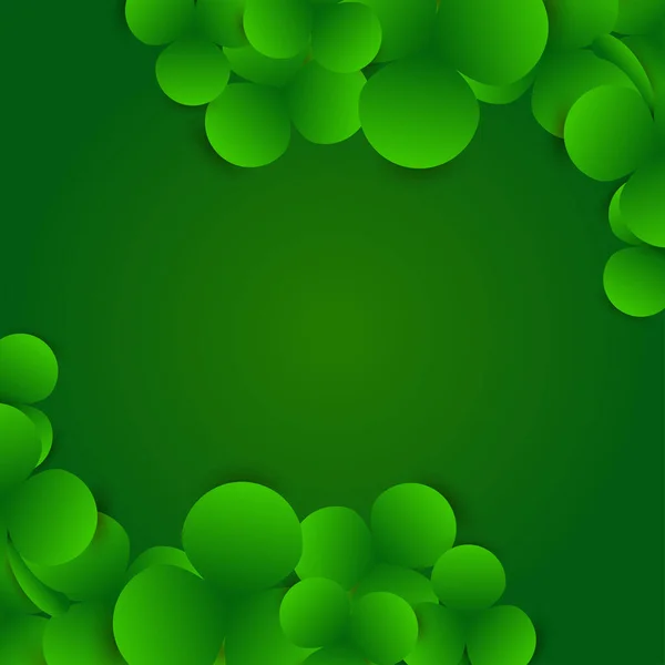 Lucky Shamrock Background Suitable Posters Banners Covers Other Marketing Purposes — Stock Vector