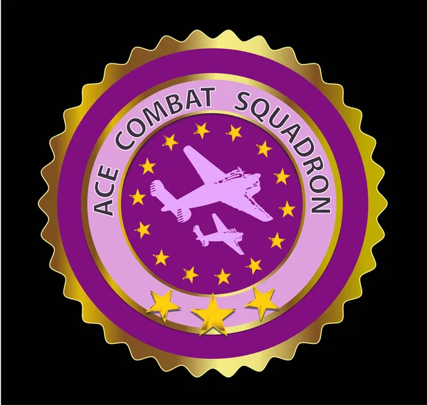 Aero savaş hatırası etiket tasarımının yaratıcı illüstrasyonu