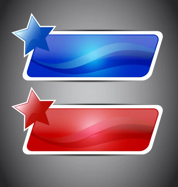 Bir boş çift etiket/etiket vektör tasarımı 