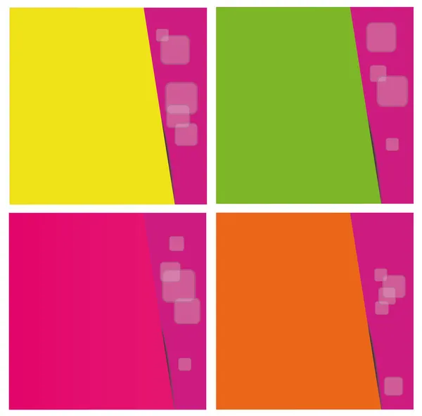 Yazdırma, web ve sayfa düzeni için çok renkli seçenekler etiketi