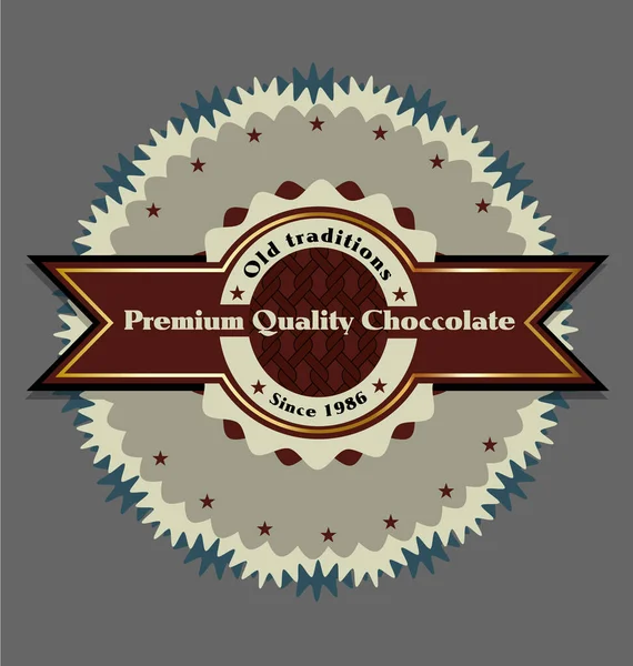 Kaliteli çikolata ürün tasarım elementi