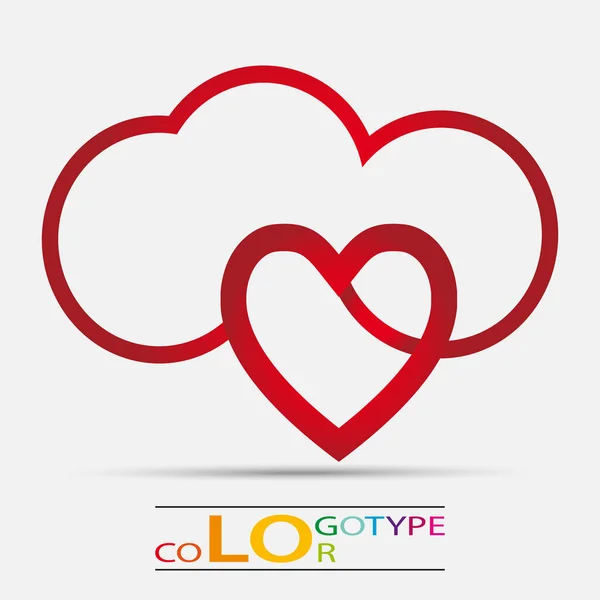 Renkli geometrik vektör iş simgesi, logo, işaret, yaratıcı tasarım ihtiyacı için sembol