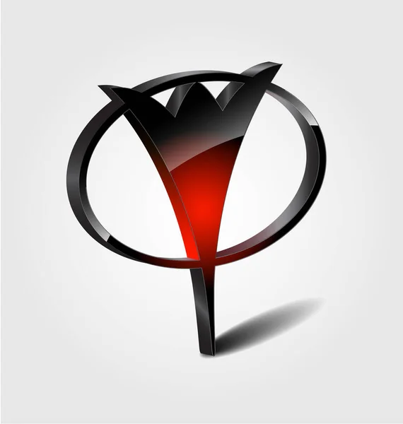 Logo Logotype Marque Abstrait Conçu Origine — Image vectorielle