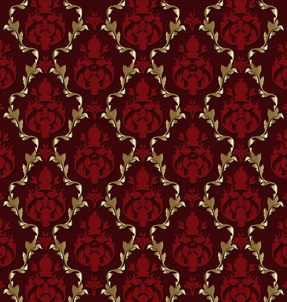  çok amaçlı kullanım için lüks brokar desenin vektör tasarımı.