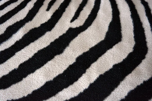 Soft Pleasant Fluffy Fabric Form Zebra White Tiger Colors Fabric — Zdjęcie stockowe