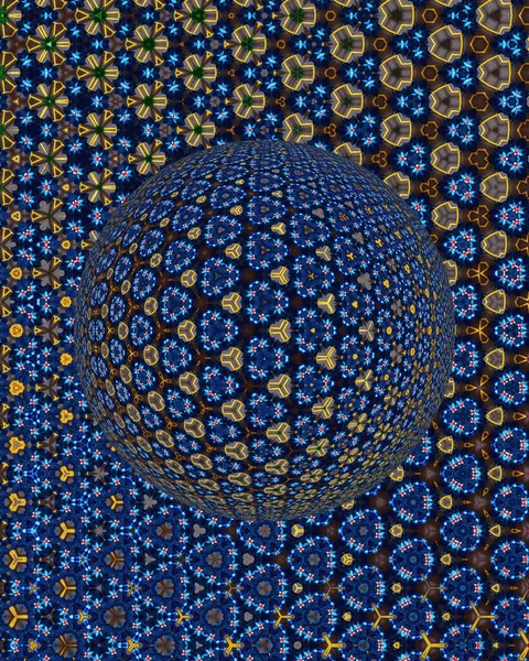 Colorful Orbs abstract illustration virus type Materials