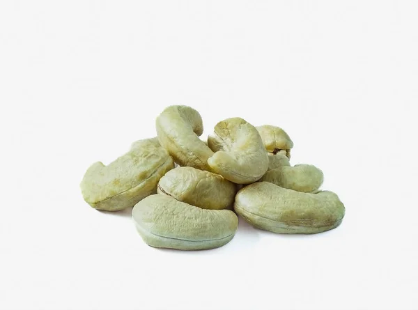 Image Isolated Heap Cashews Kernel Nut Food Seed Ripe Fruit — Stock Photo, Image