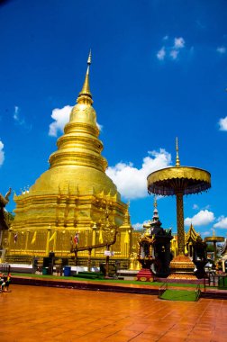 Tapınak ne phraat Hariphunchai Lamphun Kuzey Tayland, Asya