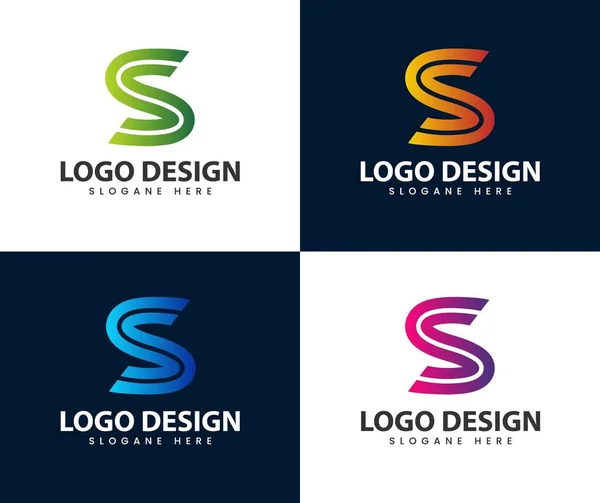 Letter Liner Logo Design Letter Liner Abstract Logotype — Stockvektor
