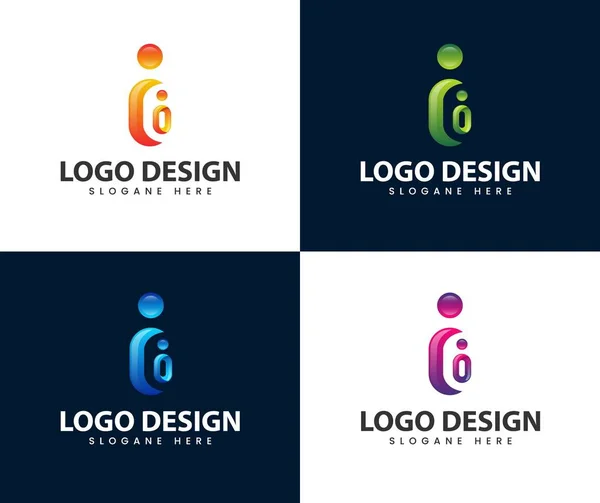 Family Love Relationship Global Social Community Logo Design Abstract Colorful — Stockvektor
