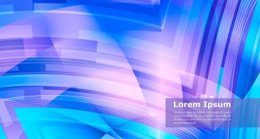 Mavi ve mor soyut arkaplan, mor ve mavi renkli birçok çizgi var. Soyut geometrik mor modern stil pürüzsüz koyu afiş arkaplanı. Vektör