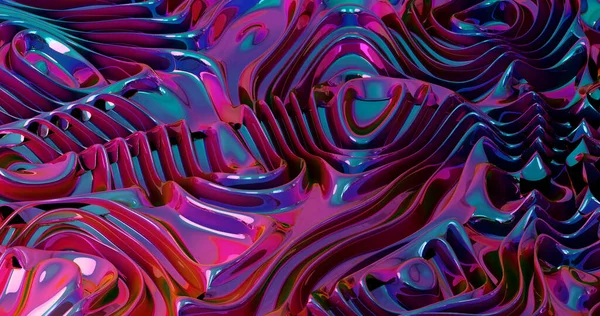 Розкішний Абстрактний Рожевий Фіолетовий Фон Відтворення Яскравої Космічної Поверхні Відображенням — стокове фото