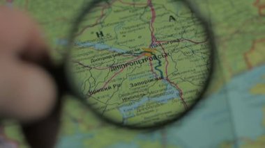 Ukrayna 'da savaş. Büyüteçle haritaya bak.