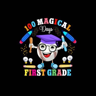 Okula dönüş tipografi t-shirt tasarım vektörü