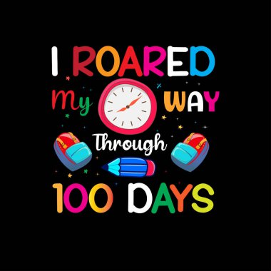 Okula dönüş tipografi t-shirt tasarım vektörü