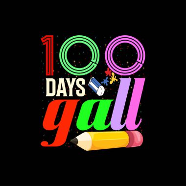 Okula dönüş tipografi t-shirt tasarım vektörü