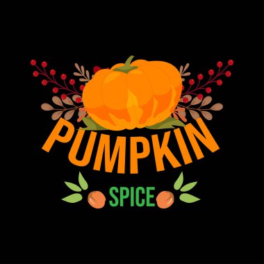 Autumn Fall tipografi T-shirt tasarım vektörü