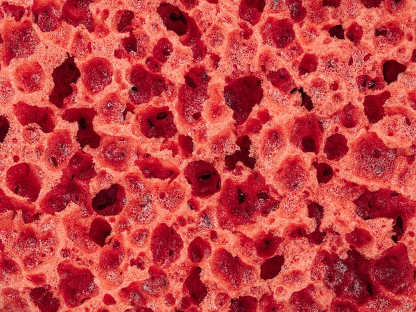 Red Texture Decor Sponge Abstract Background — Stock Photo, Image