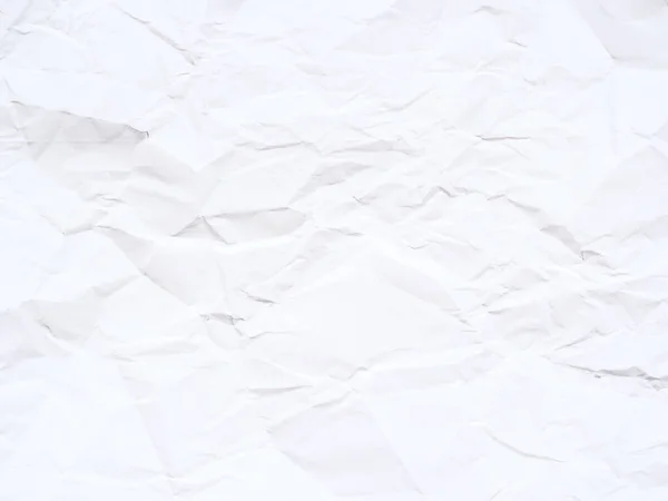 Fondo Abstracto Papel Blanco Arrugado Texturizado —  Fotos de Stock