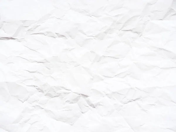 Buruşuk Buruşuk Beyaz Kağıttan Yapılmış Desenli Arkaplan — Stok fotoğraf