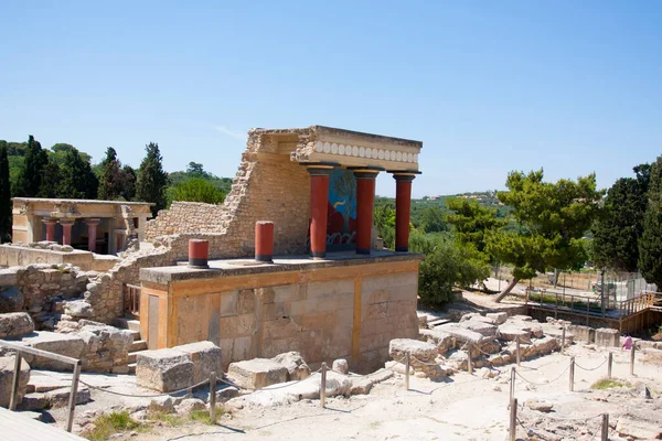 Palácio Knossos Objeto Arquitetônico Era Minoica — Fotografia de Stock