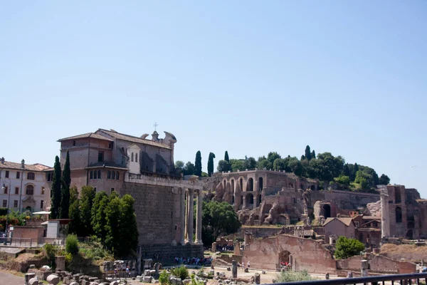 Rome Italië Juni 2013 Forum Van Rome — Stockfoto