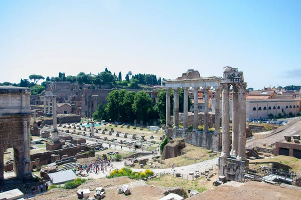 Rome Italië Juni 2013 Forum Van Rome — Stockfoto